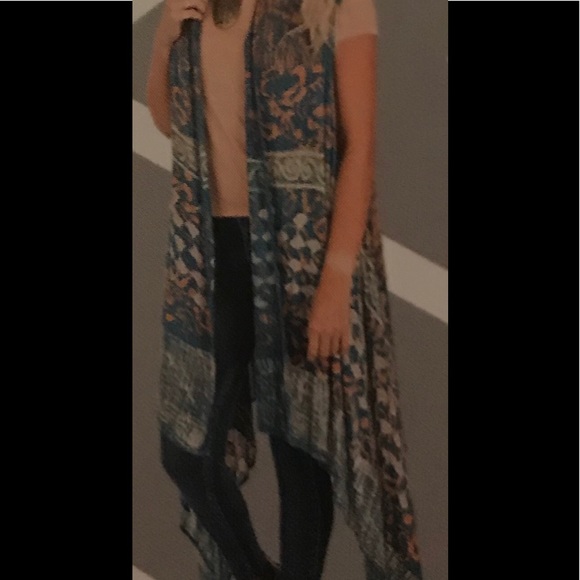 NWT. Duster/Cardigan Sacred Threads.  BL/BL 219301 - Picture 5 of 9